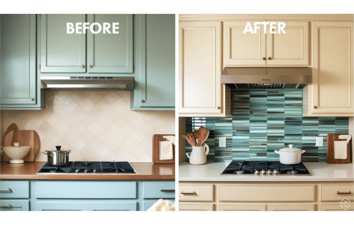 Stylish Backsplash Installation